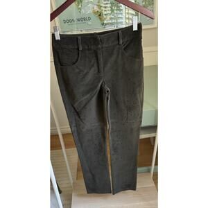 VTG Single NWT Grey Corduroy Denim Jeans Rhinestone‎ Low Rise Y2K Boutique Sz 2